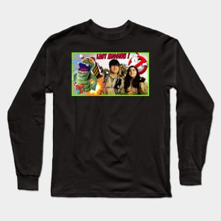 Catching Slimer on christmas Long Sleeve T-Shirt